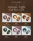Oja Semipermanenta - Autum Light Cat Eye Set, 5 ml Gulauri