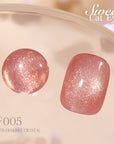 Oja Semipermanenta Sweet Cat Eye - Strawberry Crystal