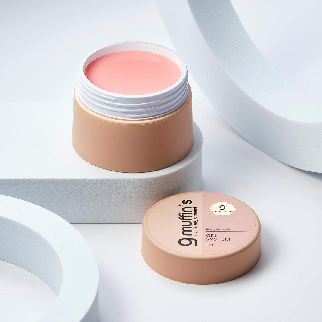 Polygel Lichid - Buttercup 56, 15 gr, 9Muffins