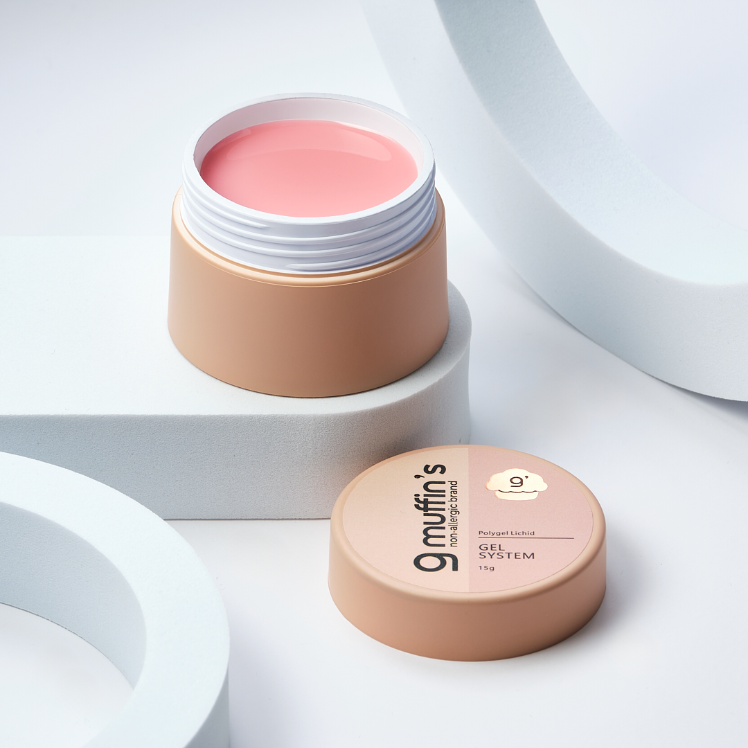 Polygel Lichid - Buttercup 57, 15 gr, 9Muffins