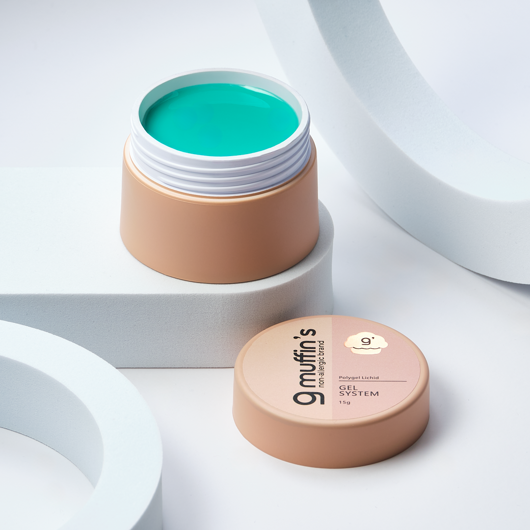 Polygel Lichid -Souffle 15, 15 gr, 9Muffins