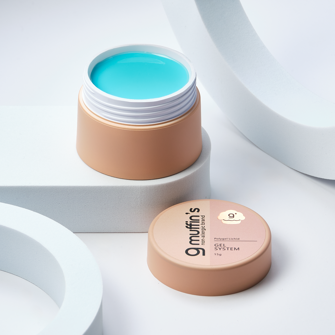 Polygel Lichid -Souffle 14, 15 gr, 9Muffins