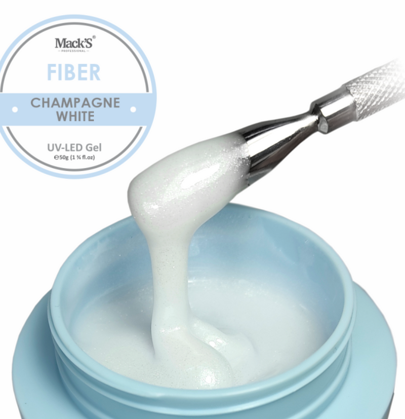 Fiber Champagne White 50g, Mack's