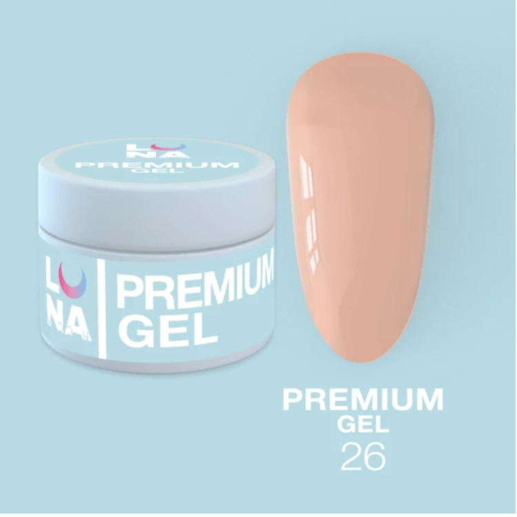 Lunamoon PREMIUM GEL nr 26, 15 ml