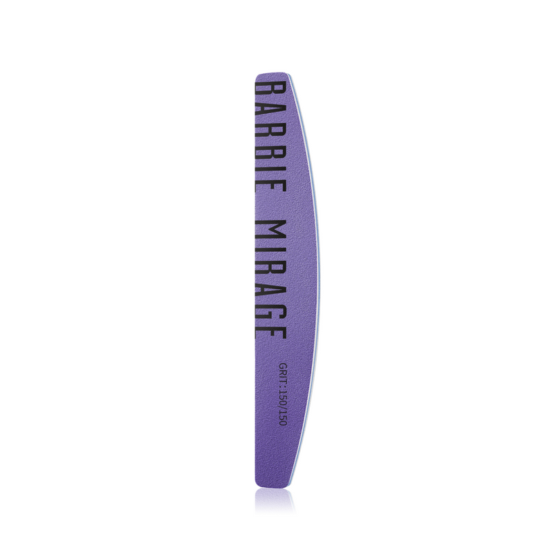 BARBIE MIRAGE Purple Half-moon SET Nail File 150/150 GRIT