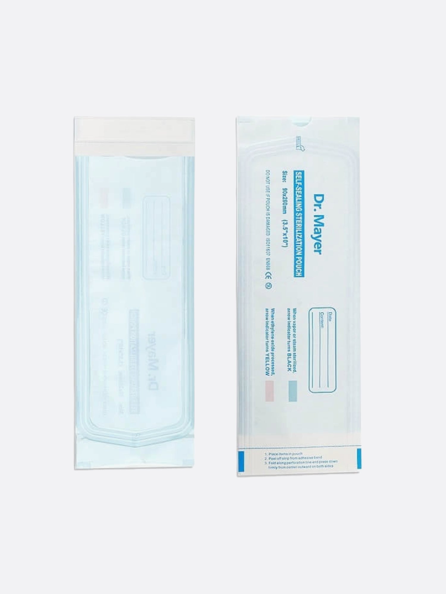 Pungi sterilizare - Autoclav 90x260mm , Set 100 buc , Dr Mayer