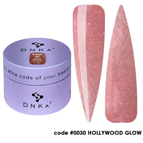 Builder gel - Hollywood Glow #0030, 30 ml Dnka