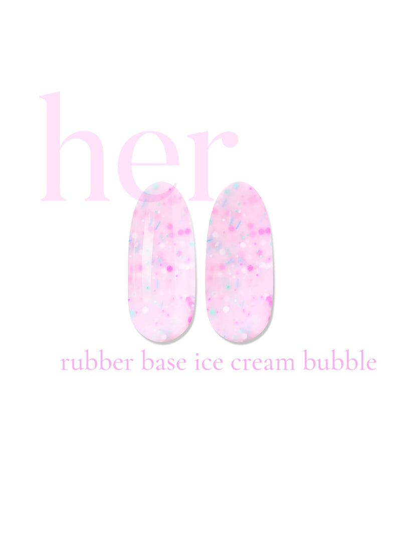 Baza Rubber Ice Cream Bubble, Her, 12 ml