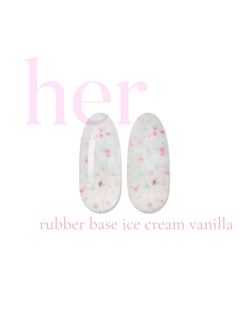 Baza Rubber Ice Cream Vanilla, Her, 12 ml