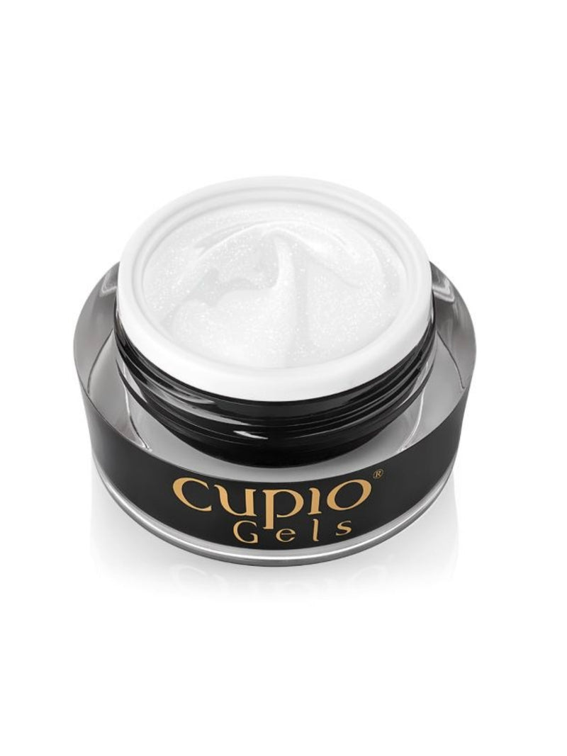 Builder Gel Fiber Sparkle Ivory, Cupio, 30 ml