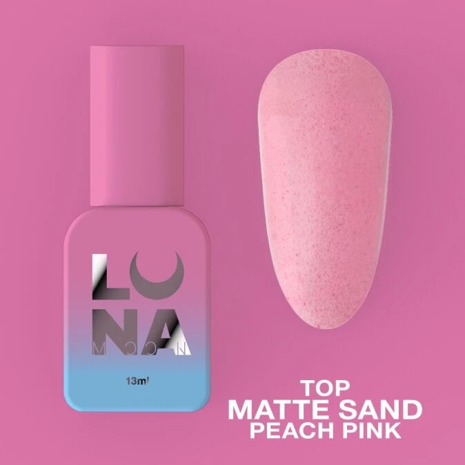 Lunamoon Top Matte Sand Peach Pink 13ml